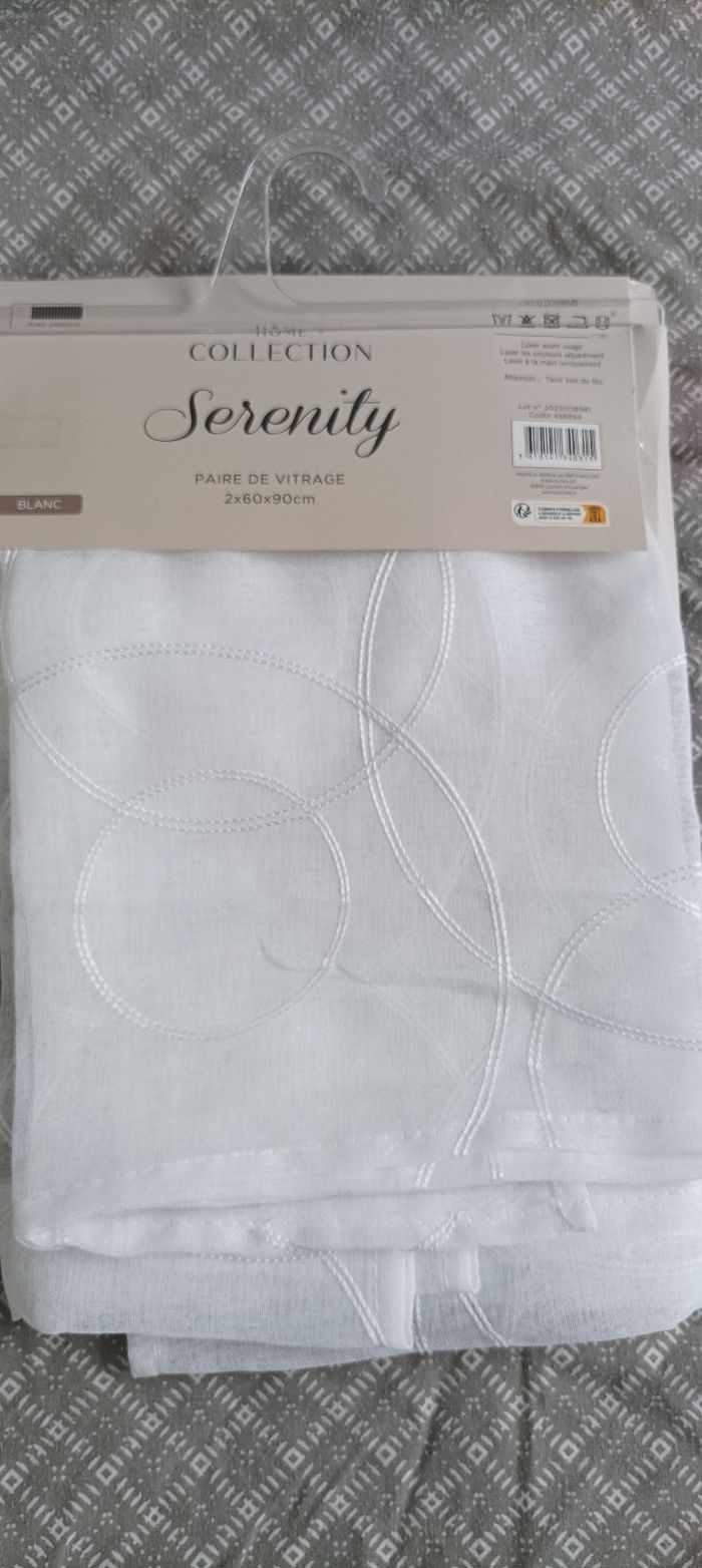 Paire de rideaux blanc - photo numéro 6