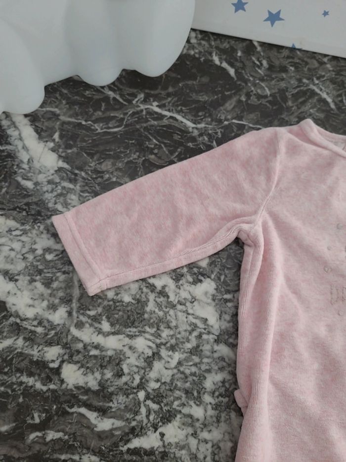 Pyjama velours tape à l'œil t.12 mois - photo numéro 3