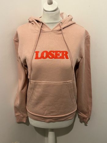 Sweat a capuche rose rad S