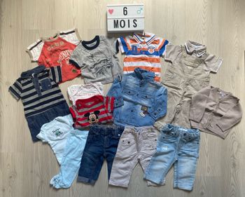 Lot vêtement été garçon 6 mois