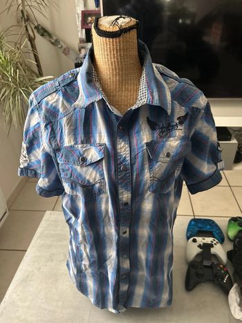 Chemise manches courtes gangster unit
