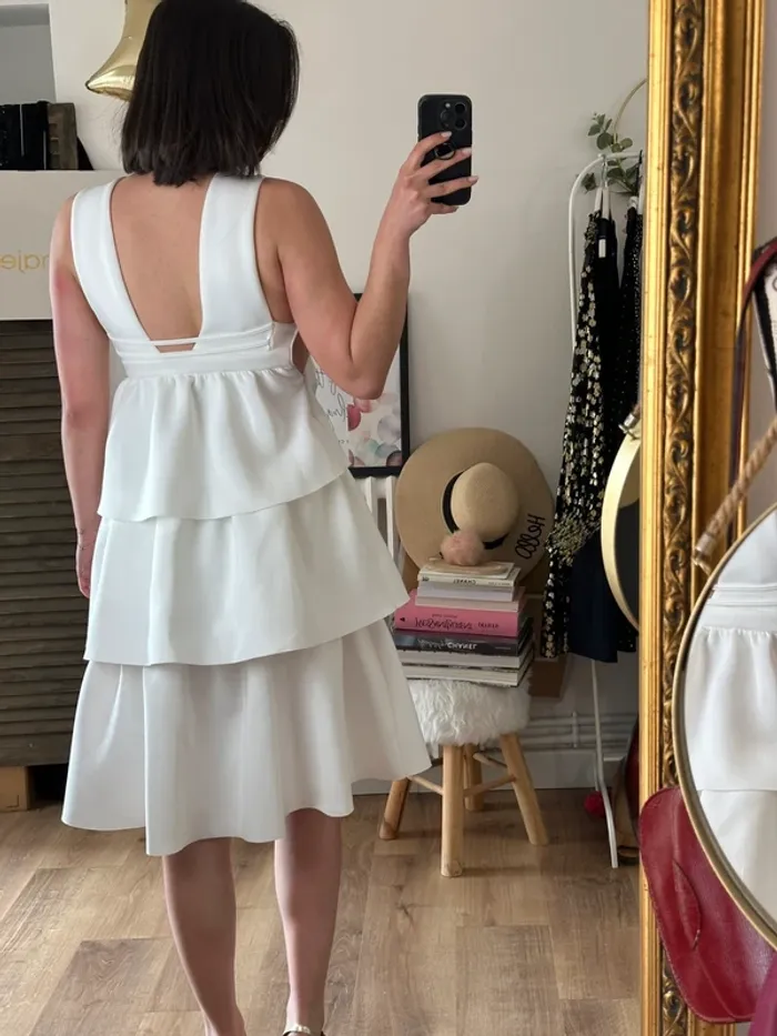Robe ASOS blanche taille 36 - photo numéro 3