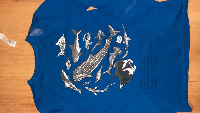 Tee shirt GAP bleu 140 146 cm - photo numéro 2