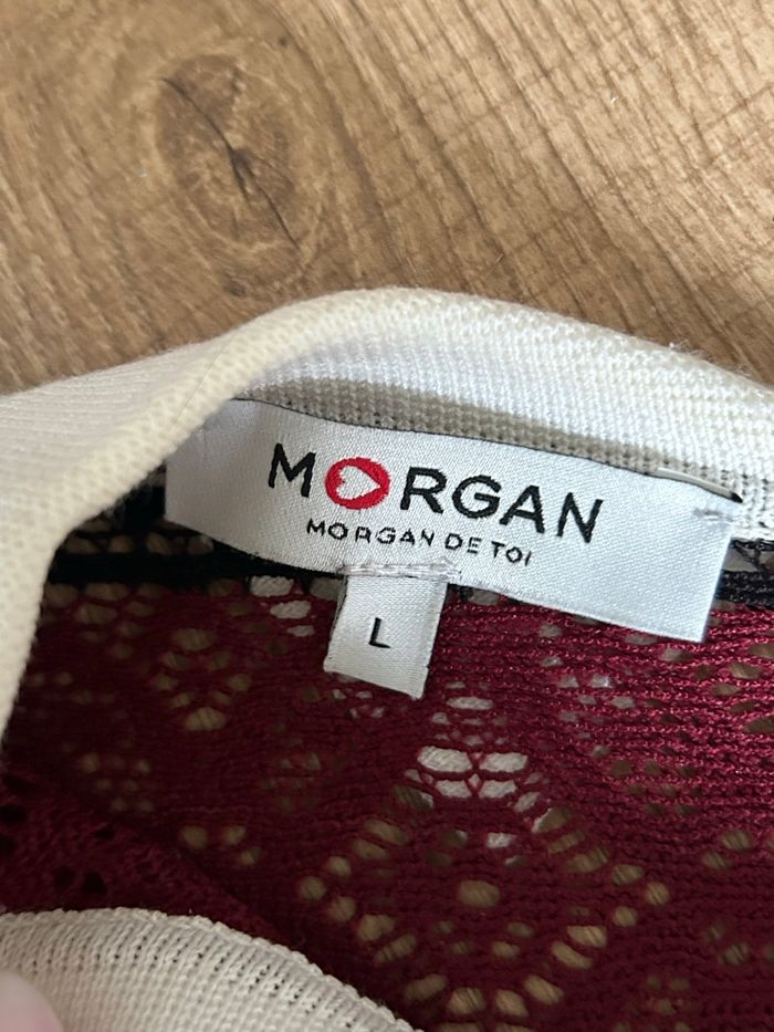 Robe pull noire et bordeaux Morgan taille L TBE - photo numéro 10
