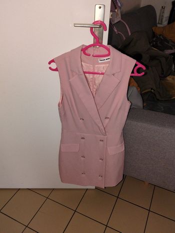 Combi short blazer rose taille S tally weijl
