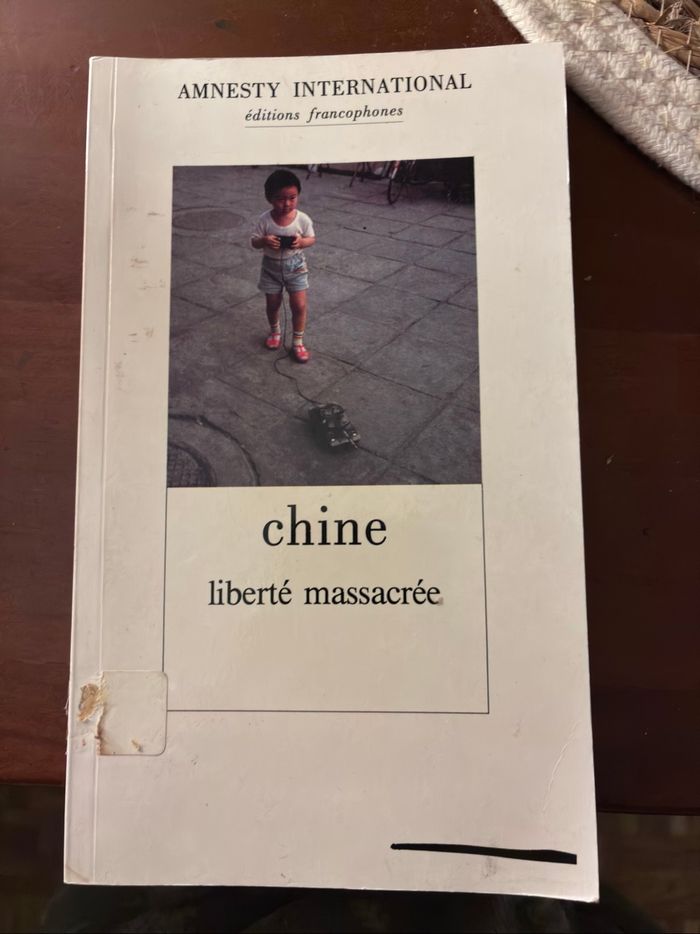 Chine liberté massacree