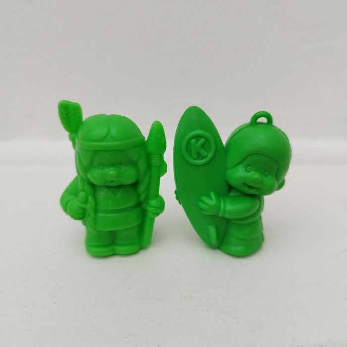 2 figurines kiki bonux indien et surfeur - photo numéro 2