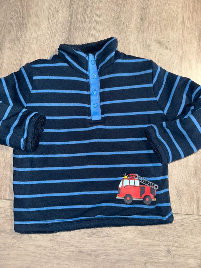 Pull chaud polaire réversible - photo numéro 3