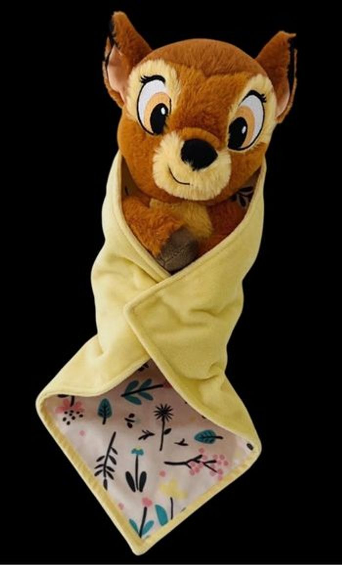 ❤️B3373 Doudou Peluche Biche Faon Bambi couverture Disney Simba