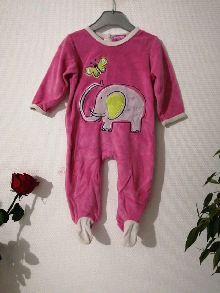 Lot de 2 pyjamas bébé fille 12 mois - photo numéro 2