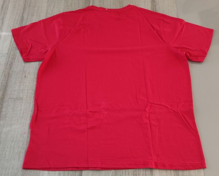 T-shirt manches courtes pour homme marque U Essentiel taille XXL|2XL couleur rouge - photo numéro 4