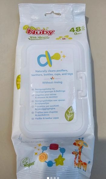 Lingette pour tétines et anneaux de dentition 