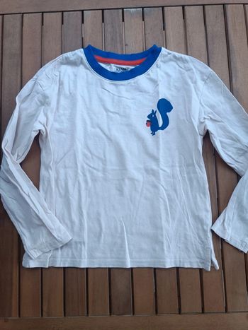 Tee shirt écureuil 8 ans