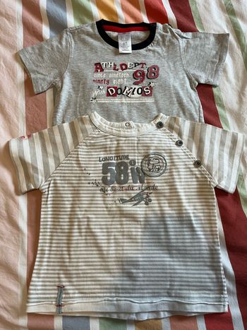 Teeshirts garçon 2 ans printemps ete, domyos décathlon, absorba