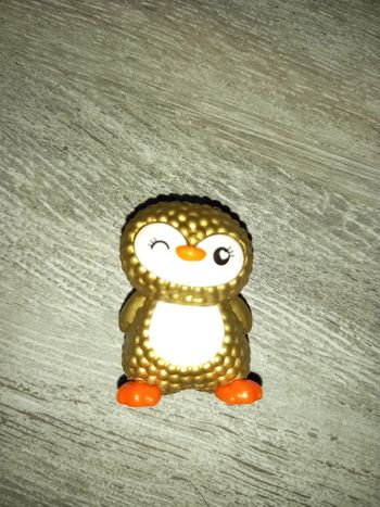 figurine i love penguins goldie rare topps