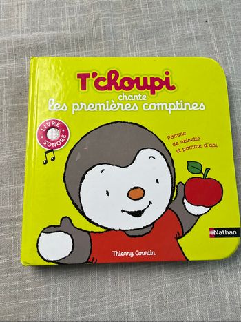 Livre sonore T’choupi