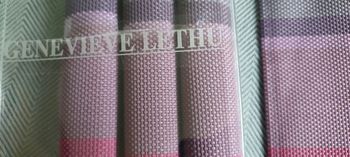 Lot de 4 sets de table Geneviève LETHU