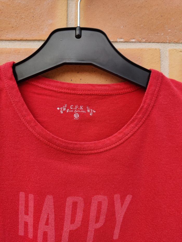 T-shirt fille 8 ans rouge CFK comme neuf - photo numéro 2