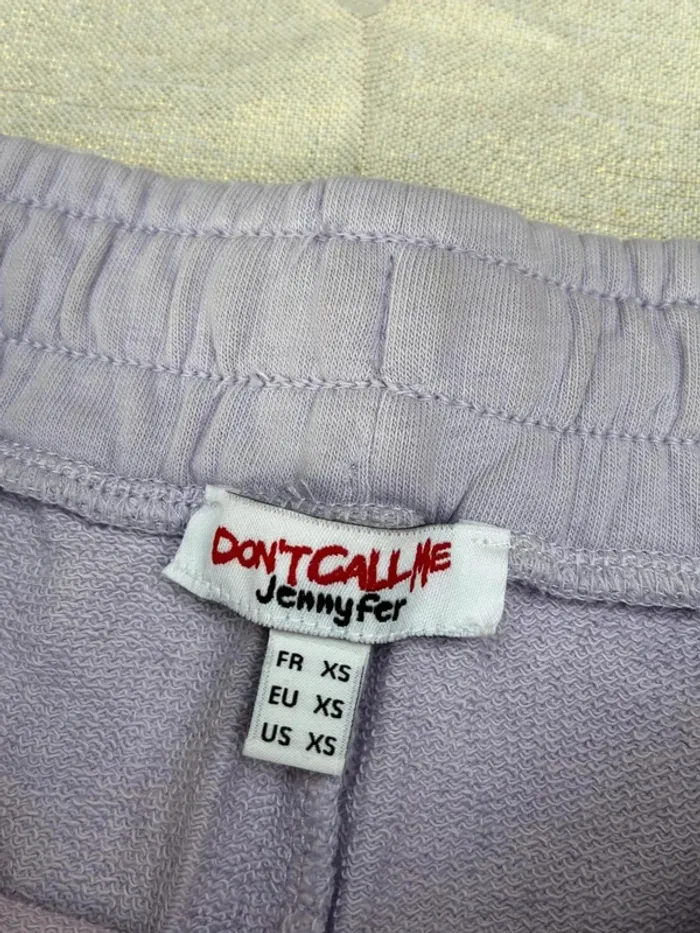 Mini short femme XS – Jennyfer – Violet pastel sportwear - photo numéro 2