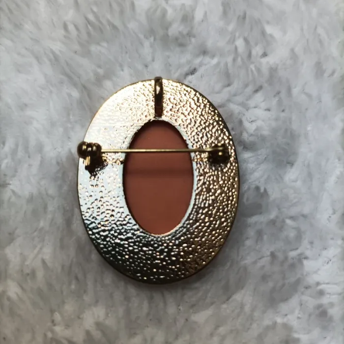 Broche/pendentif camée vintage - photo numéro 2