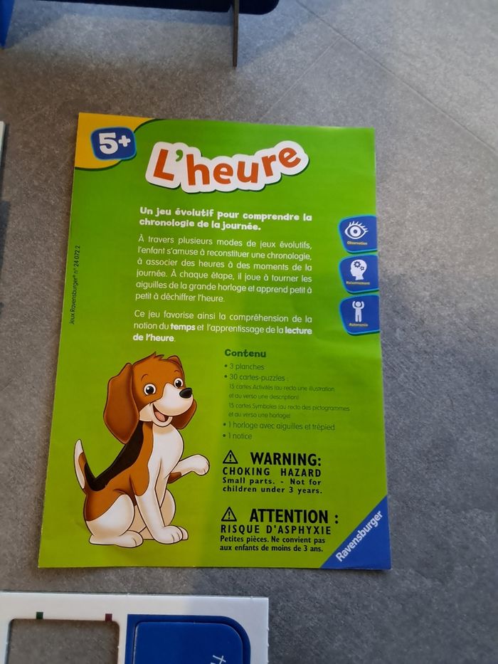 Jeu L’heure neuf 5+ Ravensburger - photo numéro 2