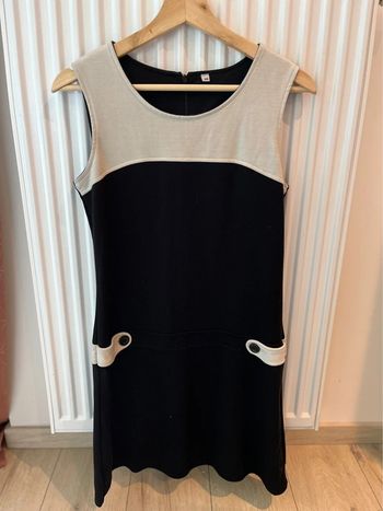 Robe vintage noir et blanc