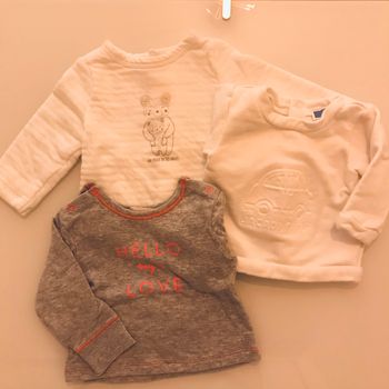 Lot 3 sweat - 1 mois