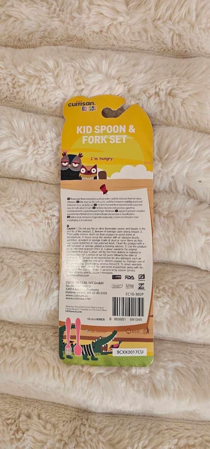 Ensemble de couverts en acier inoxydable Zèbre 🦓 Neufs - photo numéro 4