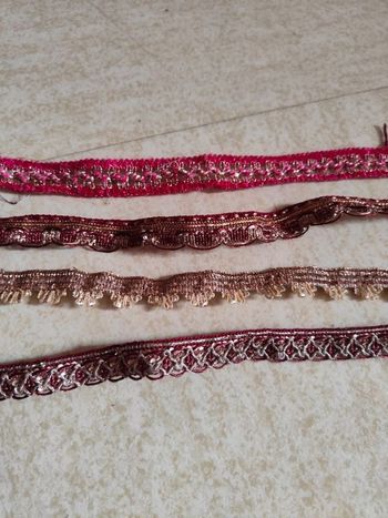 Ruban galon brillant à paillettes foil pour couture