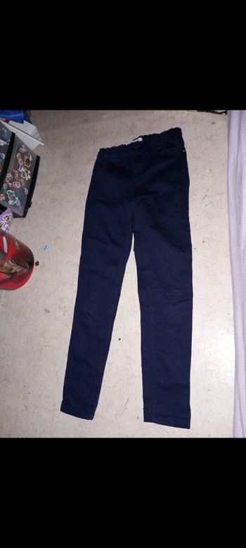 Pantalon marine la halle t.10ans