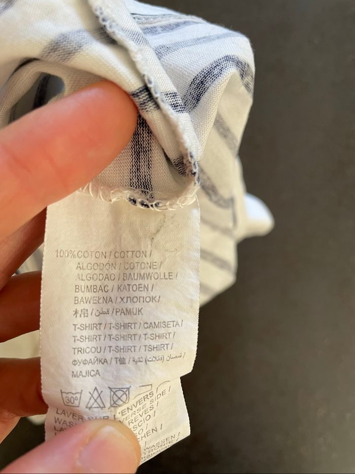 T shirt manche longue fille  kiabi 9 mois - photo numéro 5