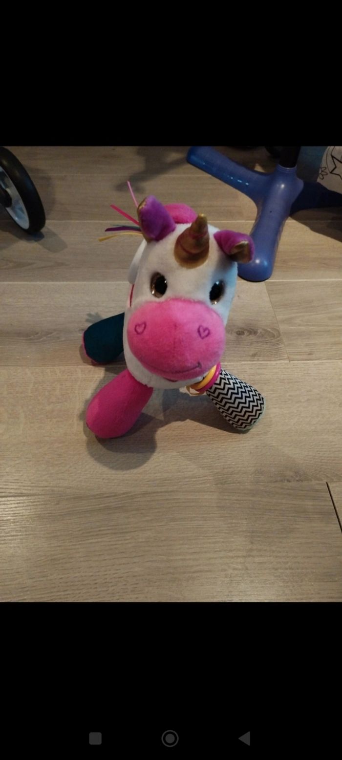 Baby Nat' - Peluche Activité Licorne - photo numéro 2