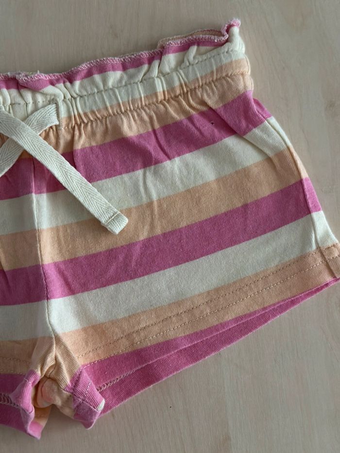 Pyjama short / ensemble été fille h&m 68 cm - photo numéro 5