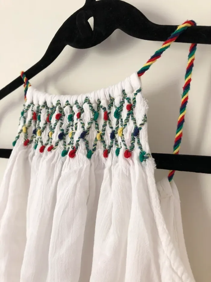 Robe longue blanche IKKS taille 36 - photo numéro 2