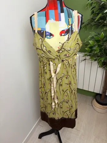 Robe en soie BCBGMaxazria | Multicolore | Taille 38