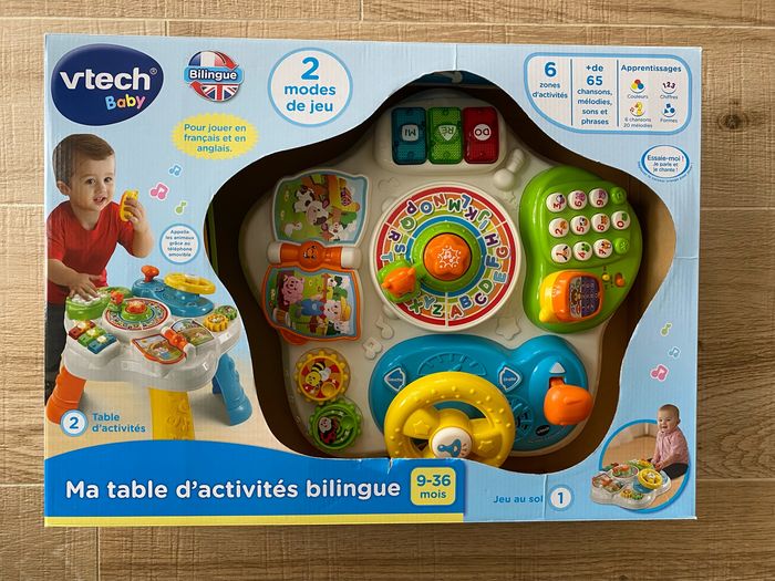 Ma table d’activités bilingue 9-36 mois Vtech