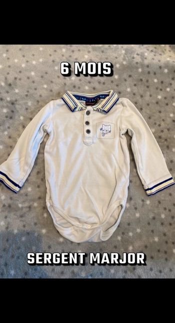Bodie ML avec col 6 mois Sergent Major