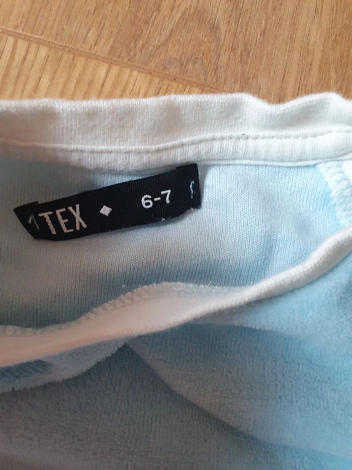 Pyjama velours tex garçon 6/7 ans - photo numéro 3