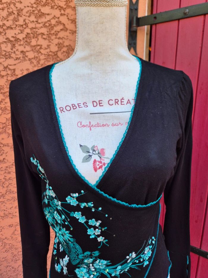 Tee-shirt à manches longues pour femme T. 3 - photo numéro 5