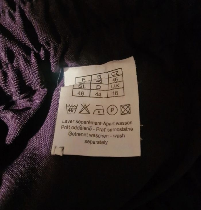 pantalon violet 46 taille élastique - photo numéro 5