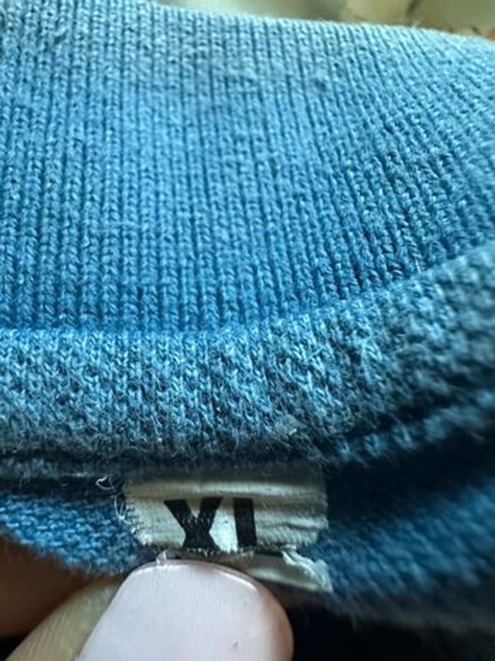 Polo manches courtes bleu 100% coton - photo numéro 4