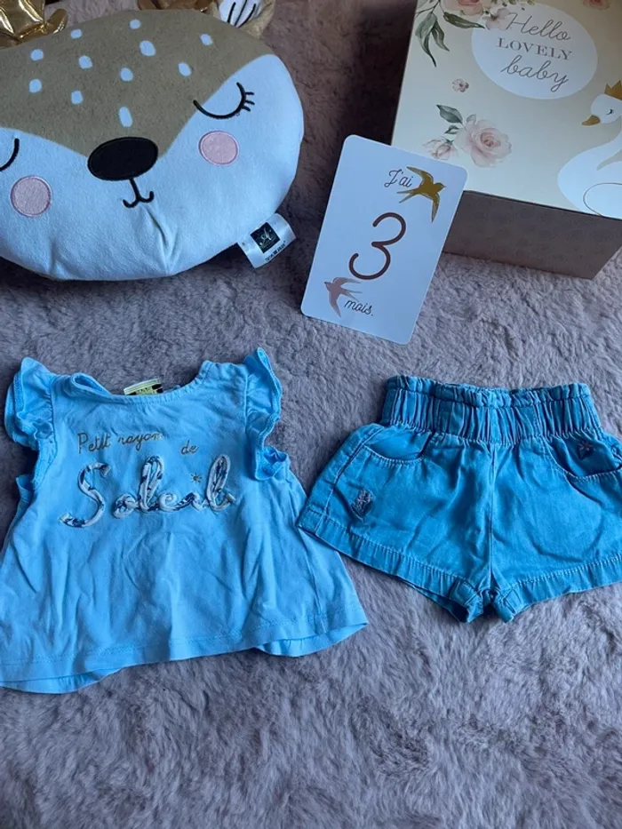 Magnifique ensemble short et tee shirt 3m TAO