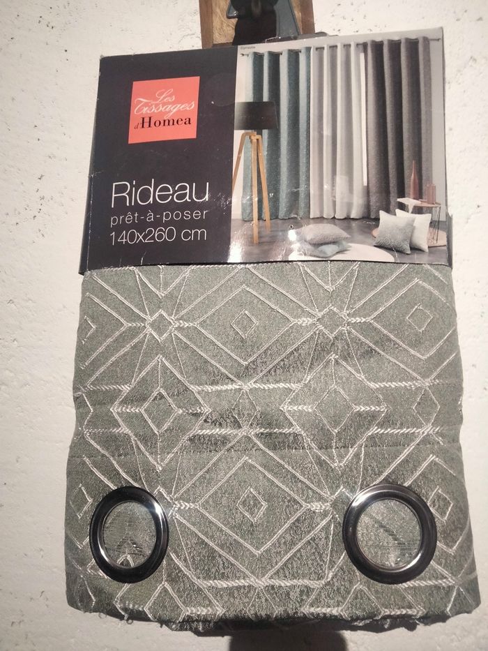 Rideau Jacquard Dynastie kaki 140x260