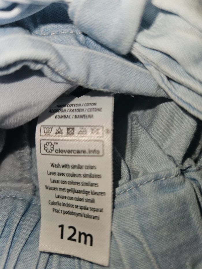 Short bleu clair bébé – Tex – 12 mois - photo numéro 5