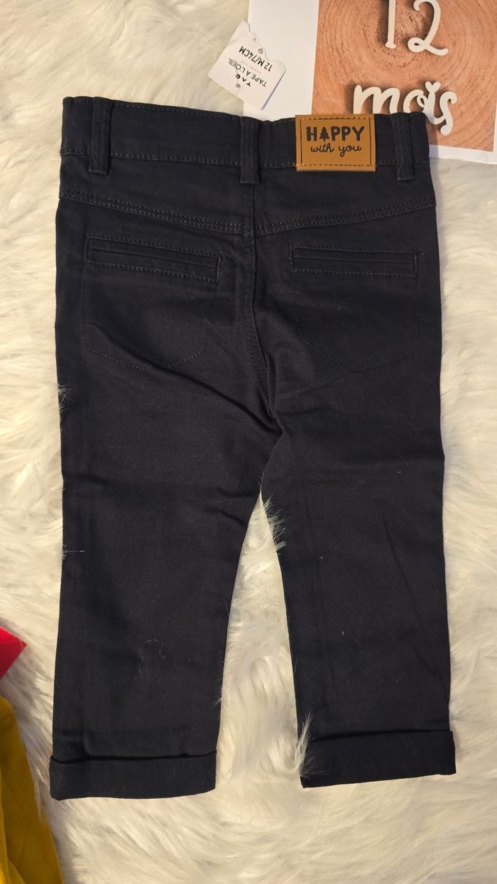 (Neufs non portés) 🏷🥰😍 teeshirt ml et jeans 12mois Garçon 😍🥰💙 - photo numéro 5