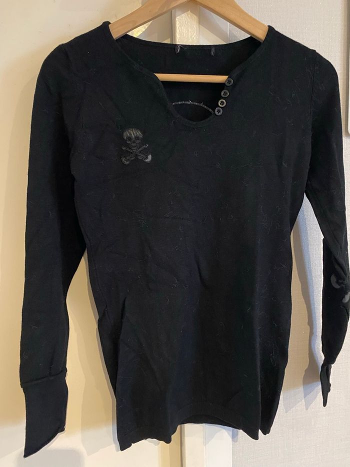 Pull noir femme - photo numéro 2