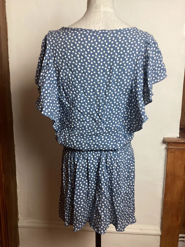 Robe bleue à motifs Taleyo 38 - photo numéro 4