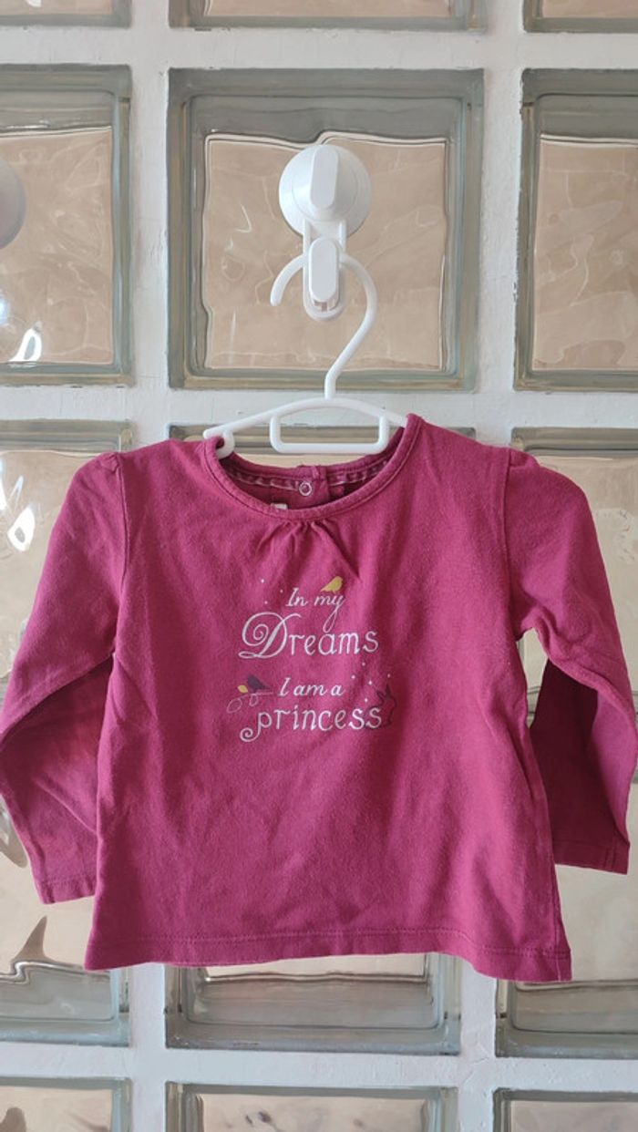 Tee-shirt manches longues Gémo 18 mois