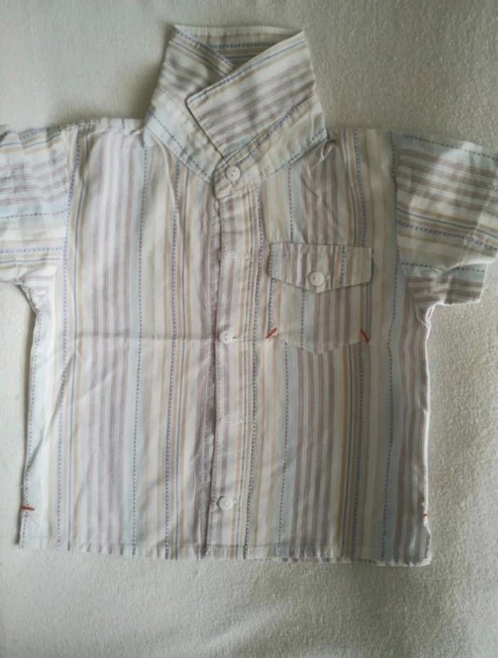 Chemise mc 6 mois garçon