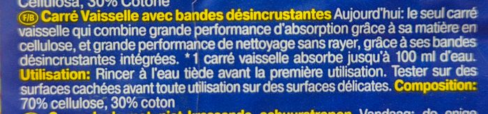 Carrés vaisselles avec bandes désincrustantes - photo numéro 4